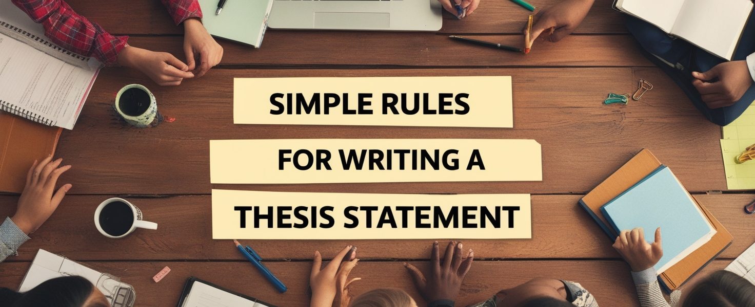 Rules For Writing A Thesis Statement