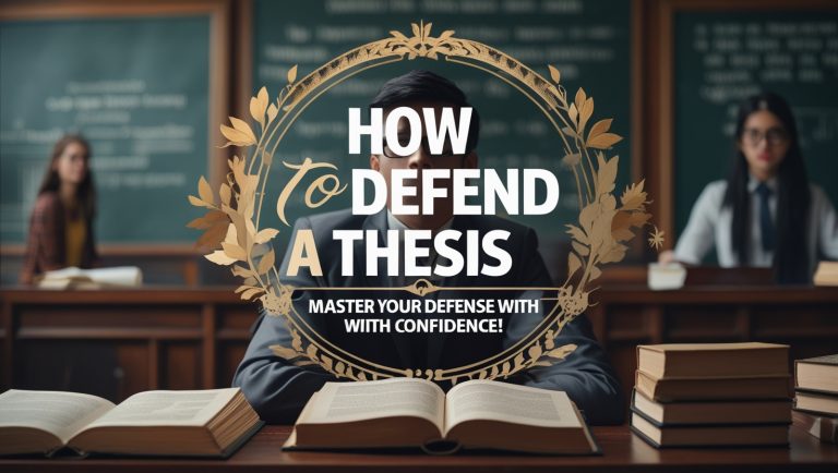 How To Defend A Thesis