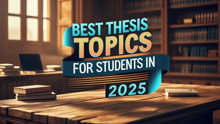 Best Thesis Topics For Students In 2025