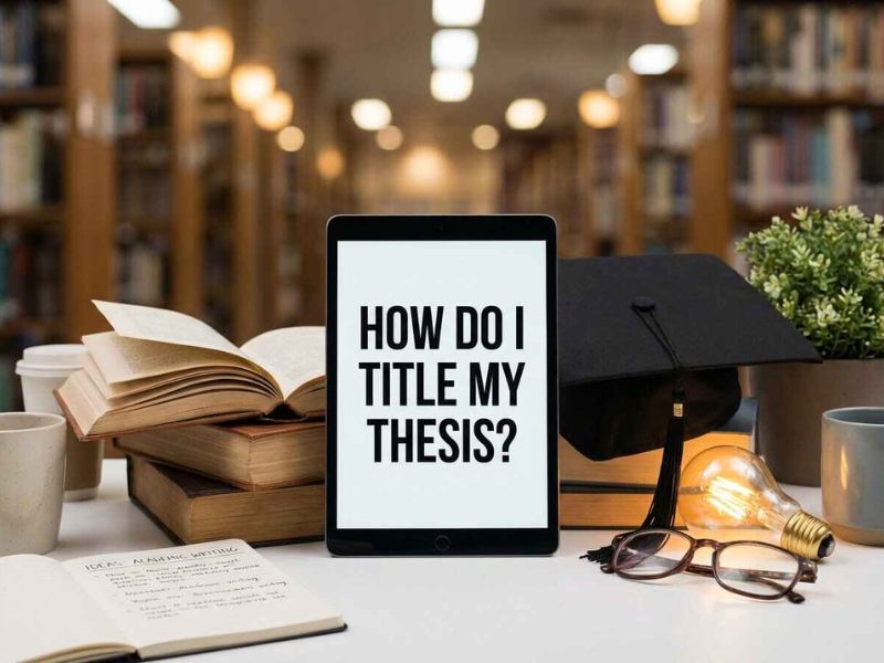 how do i title my thesis